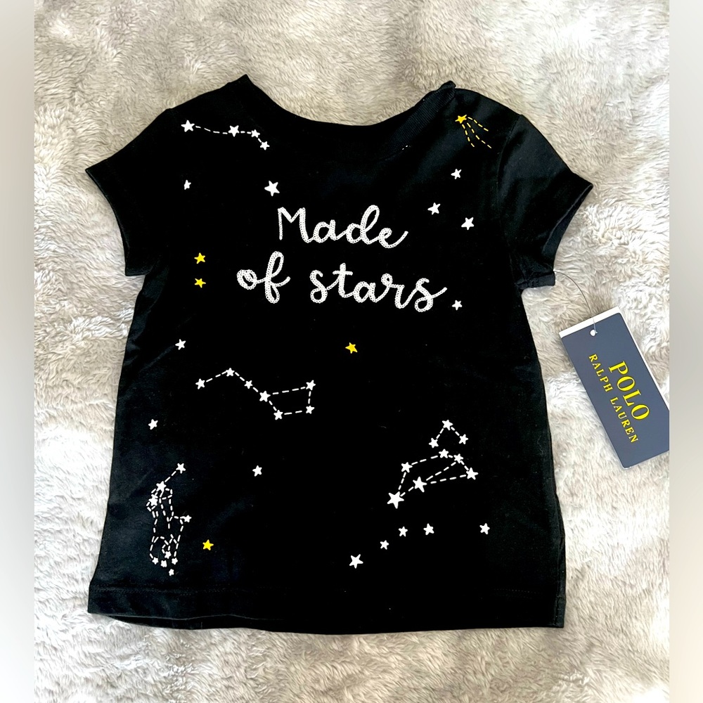 Polo by Ralph Lauren girls, black T-shirt